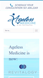 Mobile Screenshot of agelessmedicineofthepalmbeaches.com